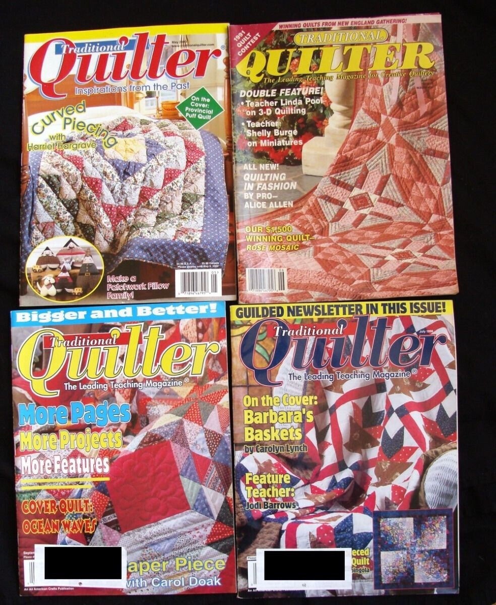 11 QUILTING MAGAZINES:  AMERICAN PATCHWORK & QUILTING, MCCALLS, QUILTER    JT2