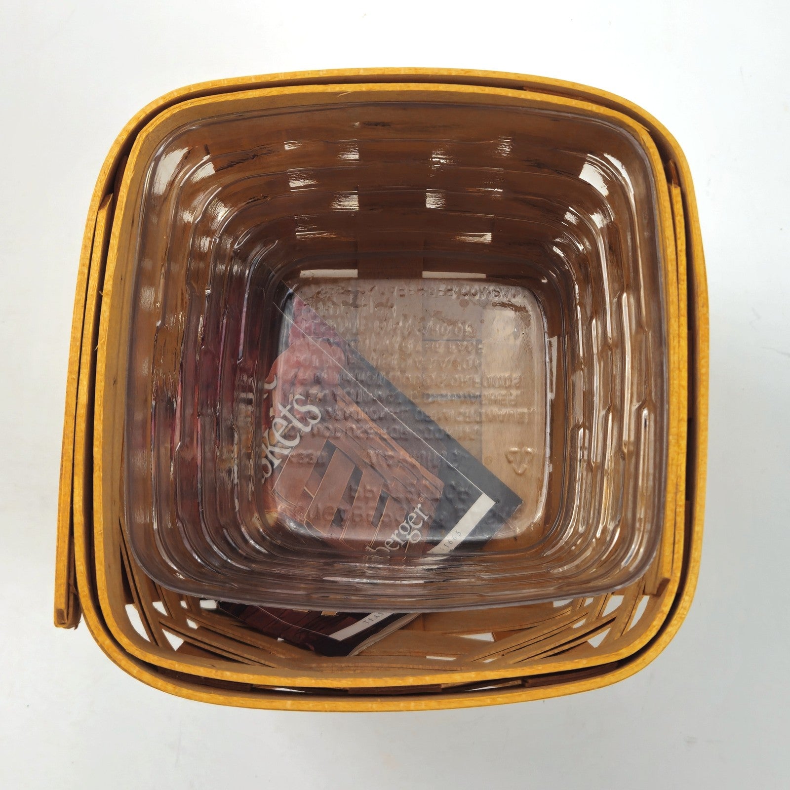 LONGABERGER TEASPOON BASKET SET   NEW4