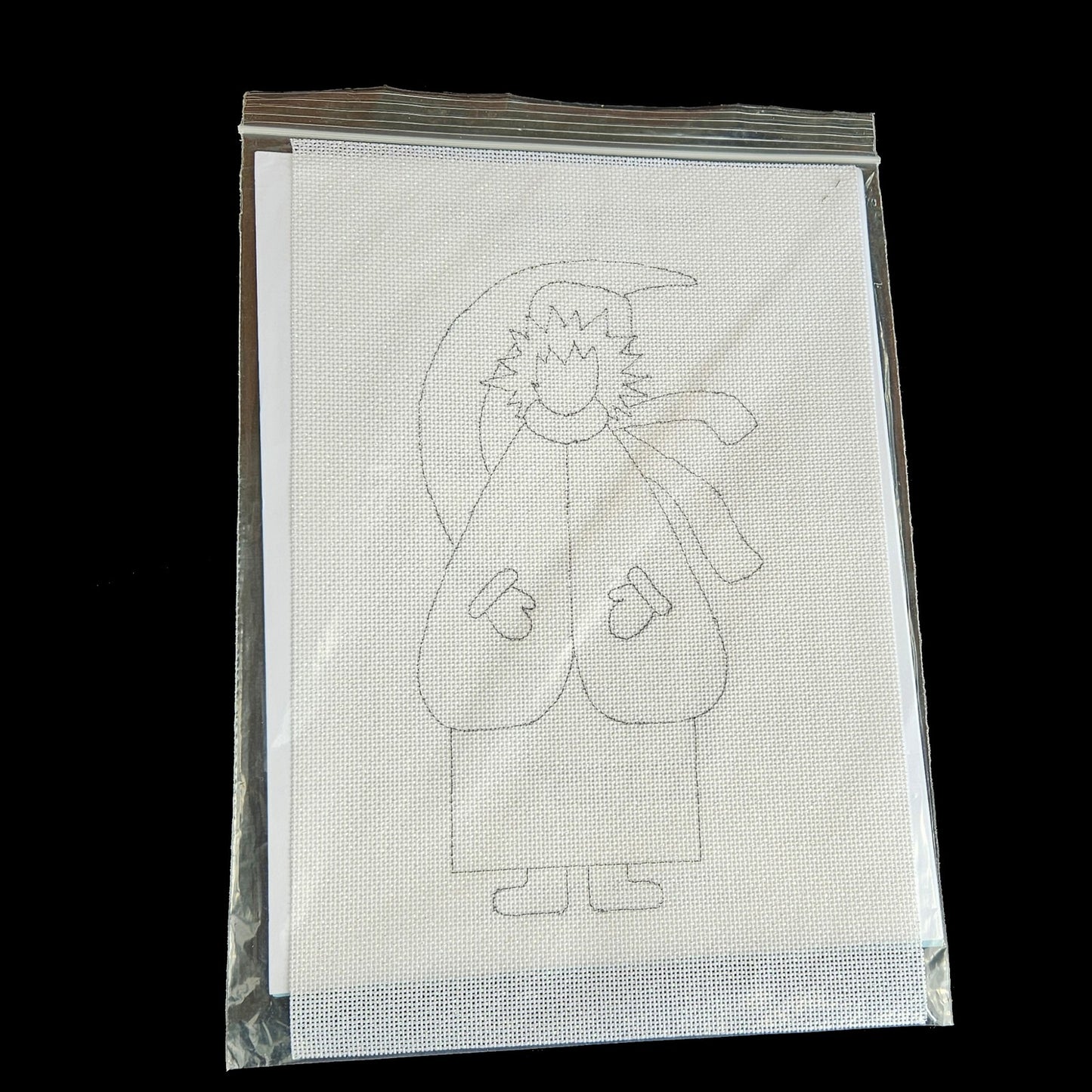 NEEDLEPOINT CANVAS & STITCH GUIDE:  WINTER GRACIE  BM1