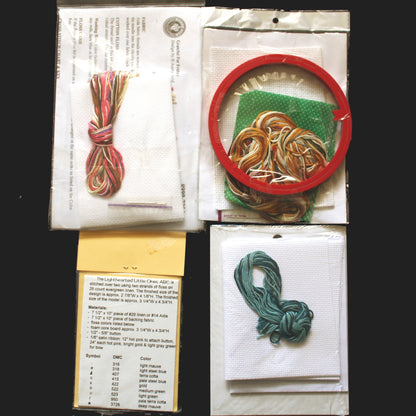 9 CROSS STITCH & 1 NP, EMBROIDERY KIT LOT:  CHRISTMAS, CELL PHONE CASE, BABY  BM6