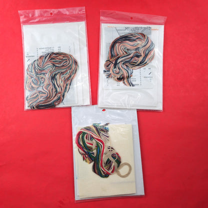 3 SMALL COUNTED CROSS STITCH KIT LOT: SOUTHWESTERN THEME   BM1