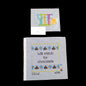 2 NEEDLEPOINT CANVAS LOT:  STITCH & WILL STITCH FOR CHOCOLATE    BM0