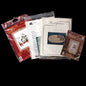 4 GOODY LOT NEEDLE WORK KITS/SG:  ANIMAL, BELT BUCKLE, THIMBLE ANGEL  BM0