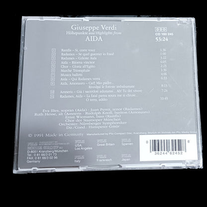 1991 GIUSEPPE VERDI AIDA CLASSICAL MUSIC CD NEW IN PACKAGE STOCKING STUFFER   LF1
