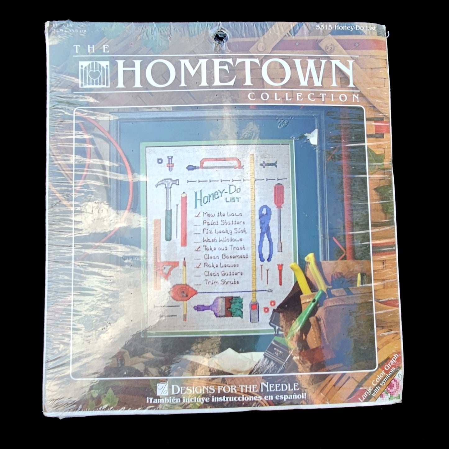 DESIGNS FOR THE NEEDLE CROSS STITCH KIT:  HONEY DO LIST    BM0