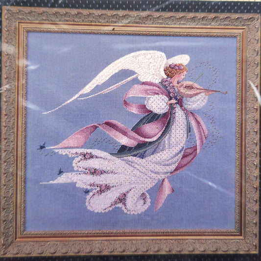 LAVENDER & LACE VICTORIAN CROSS STITCH CHART:  ANGEL OF SPRING   LF0