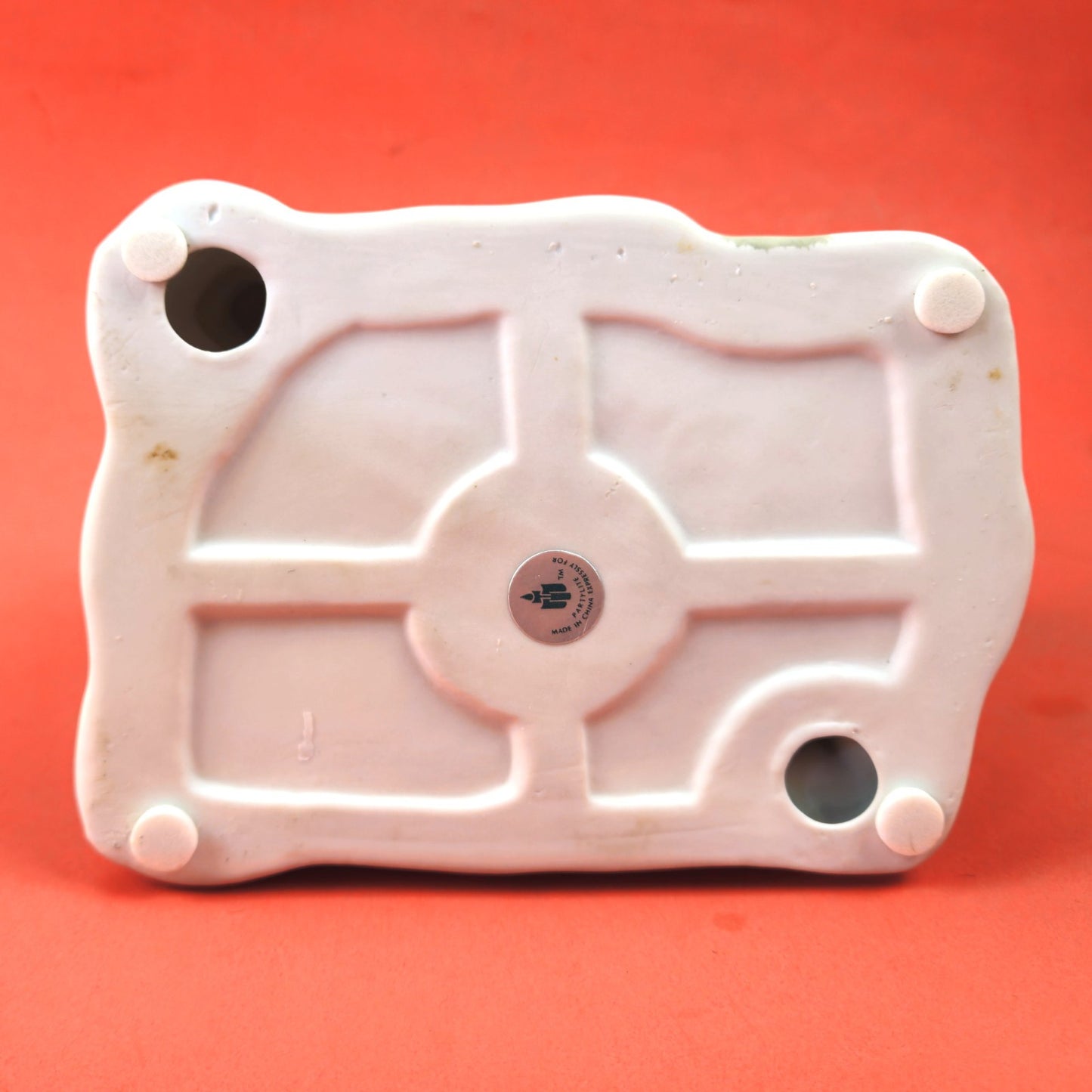 PARTYLITE CERAMIC CANDLE HOLDER:  P0299 TOY SHOP5