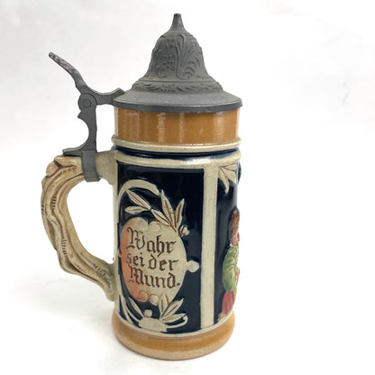 VINTAGE BEER STEINS, 1 WESTERN GERMANY    FM7