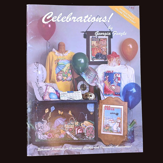 CELEBRATIONS PATTERN BOOKLET: MAKE TSHIRTS, TOY CHEST, CABINET, HOLIDAY   LF0