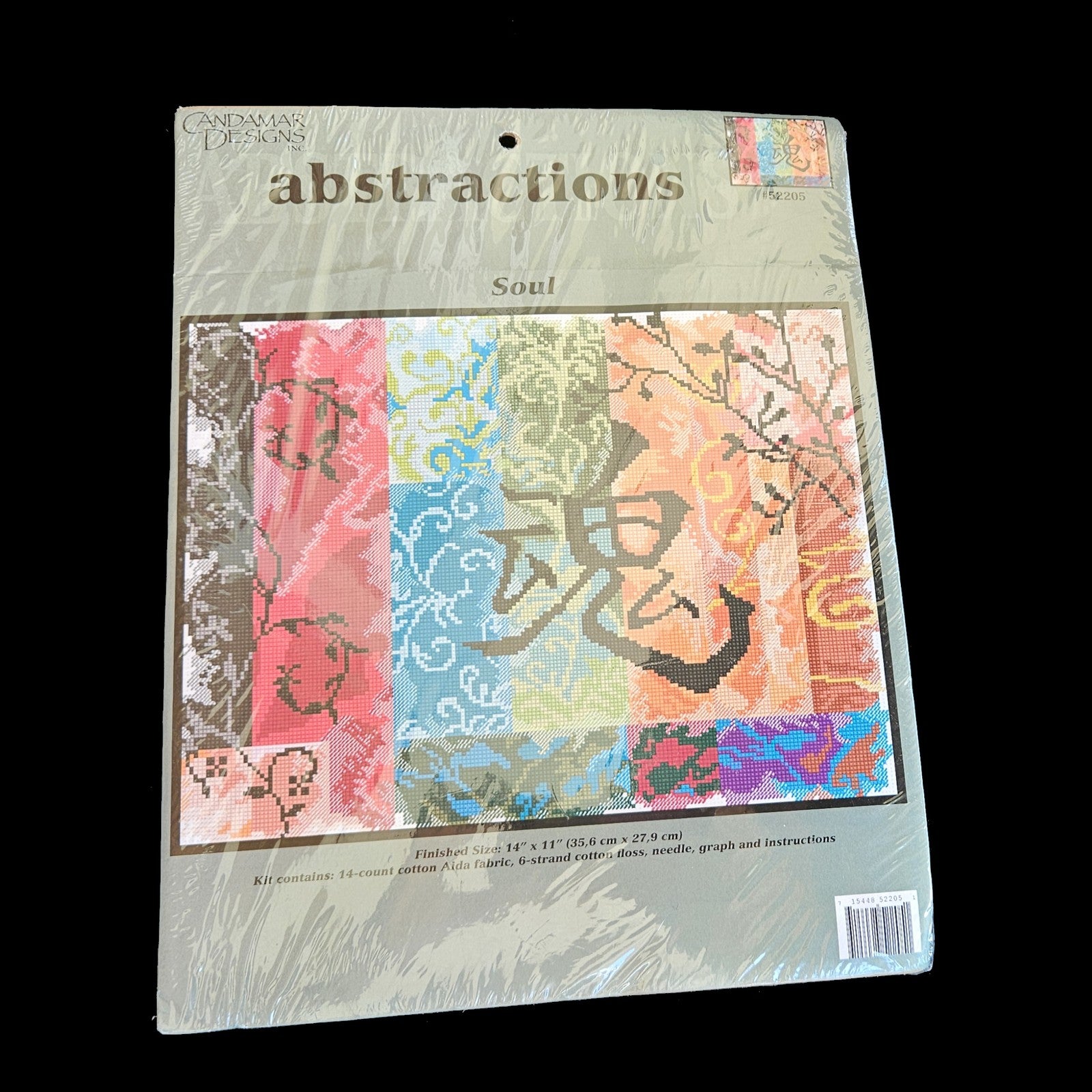 CANDAMAR DESIGNS ABSTRACTIONS CROSS STITCH KIT:  SOUL    BM0
