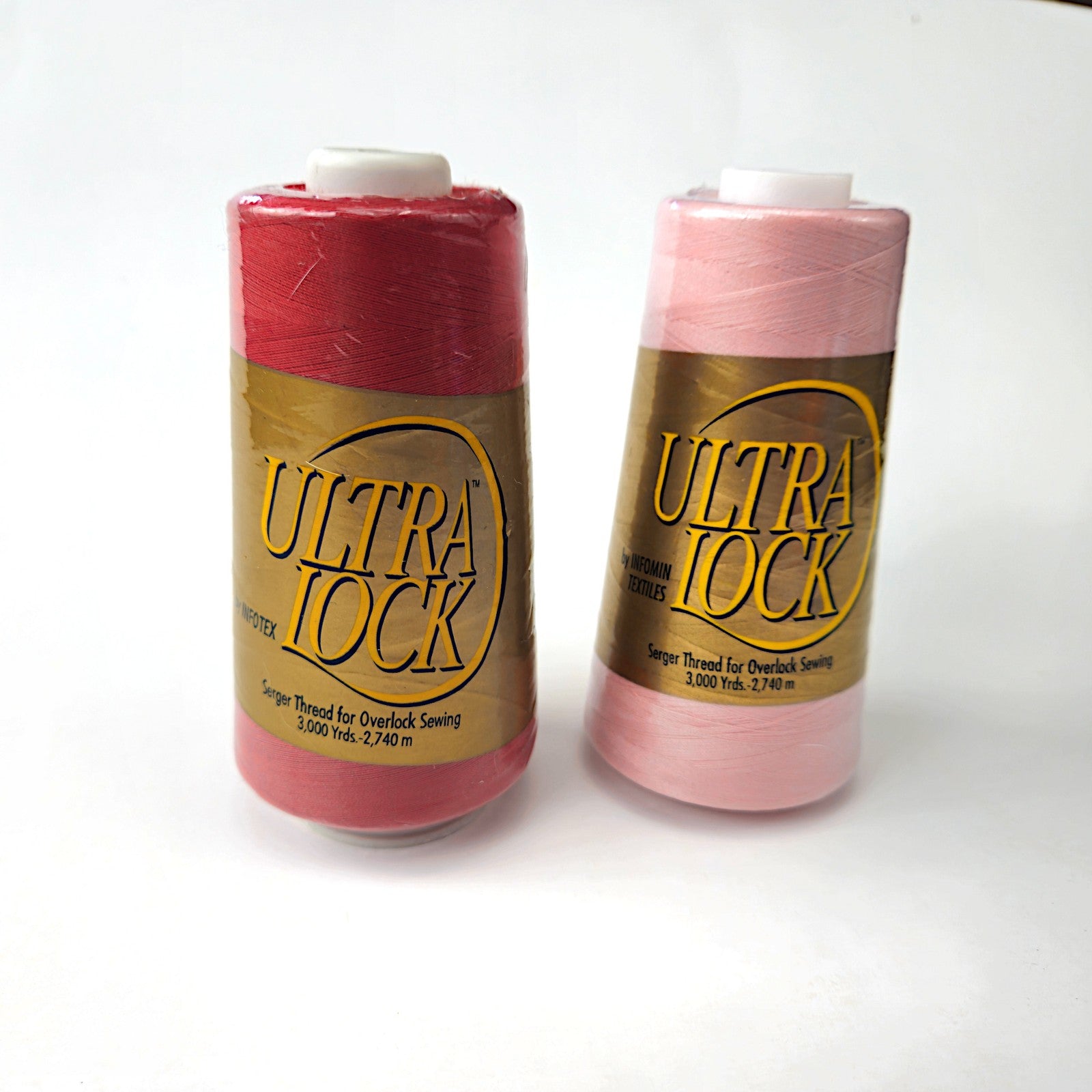 8 SPOOLS SEWING THREAD:  SERGER ULTRA LOCK, WOOLLY NYLON   LF1