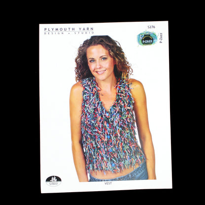 13 PLYMOUTH YARN KNITTING PATTERN LOT:  CAMISOLE, VEST, TANK TOP, CARDIGAN +  LF4