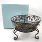 PARTYLITE 3 WICK CANDLE HOLDER:  P9904B HOLLY LITES0