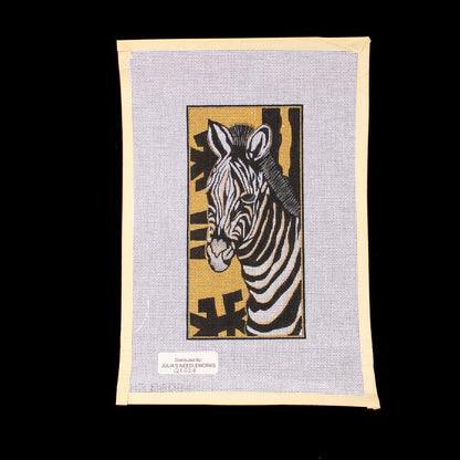 NEEDLEPOINT CANVAS DIST BY JULIA'S NEEDLEWORKS:  ZEBRA   BM1