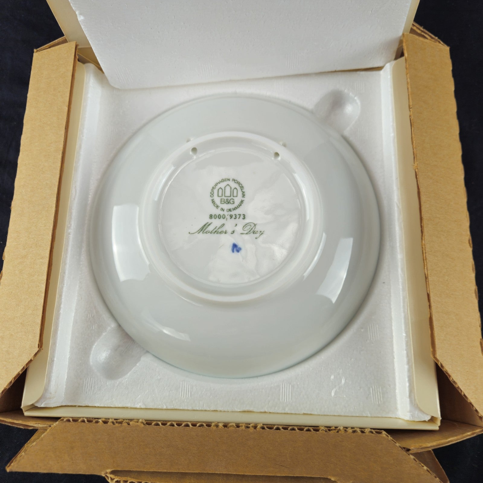 1973 BING & GRONDAHL B & G MORS DAG MOTHER'S DAY PLATE: DUCK WITH DUCKLINGS2