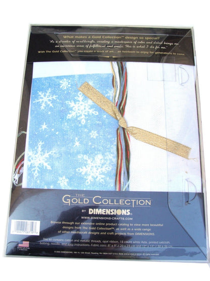 DIMENSIONS GOLD NUGGETS ELEGANT CROSS STITCH KIT:  HOLIDAY HAPPINESS WREATH   DB1