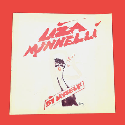 1983 LIZA MINELLI SOUVENIR CONCERT PROGRAM:  BY MYSELF PRINTED IN ENGLAND   LF0