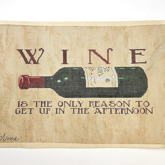 SANDRA GILMORE NEEDLEPOINT CANVAS:  WINE  BM0