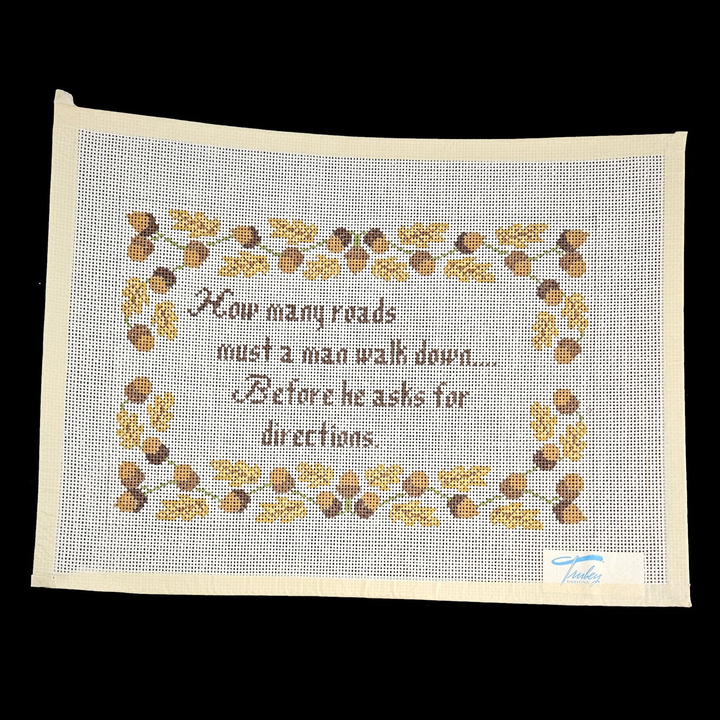 TRUBEY DESIGNS NEEDLEPOINT CANVAS:  DIRECTIONS        BM1