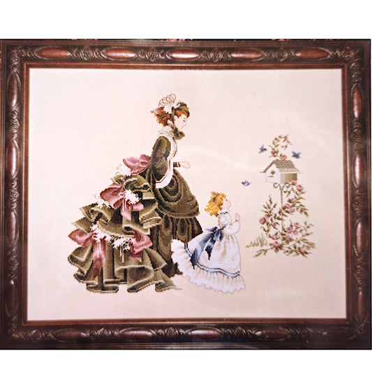 1989 LAVENDER & LACE VICTORIAN CROSS STITCH CHART:  LITTLE WINGS   LF0