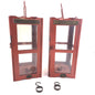 2 WWI TRENCH FOLDING CANDLE LANTERN LOT: 1914 HINKS & SON / 1915 G. POLKEY0