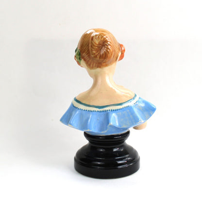 VINTAGE HOLLAND MOLD FIGURINE:  WOMAN WITH FLOWER      FM2