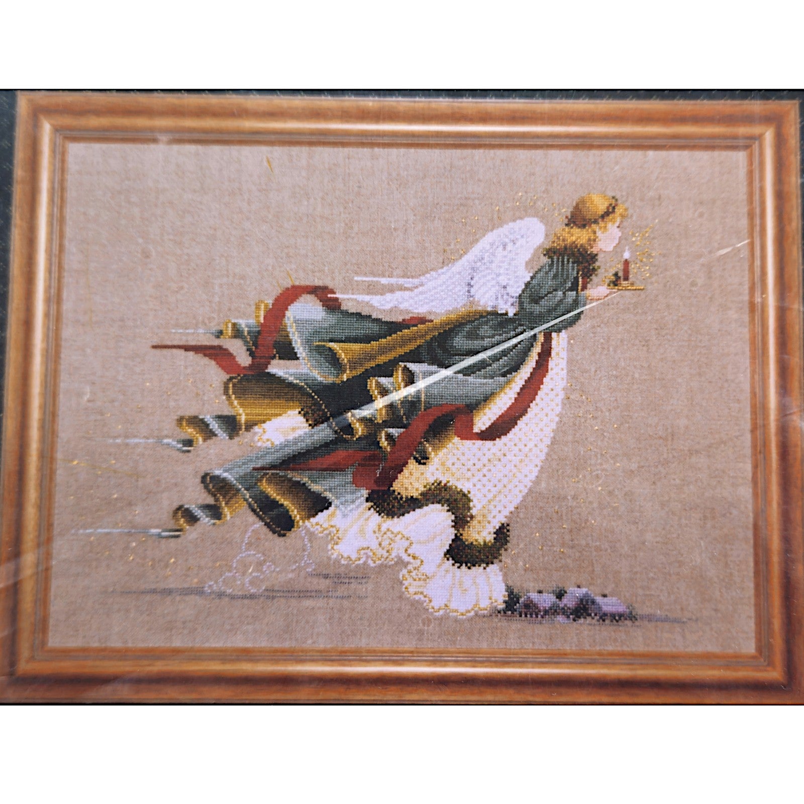 1989 LAVENDER & LACE VICTORIAN CROSS STITCH CHART:  FIRST ANGEL OF LIGHT  LF0