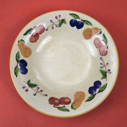 LONGABERGER FRUIT MEDLEY VITRIFIED POTTERY LARGE PASTA BOWL2