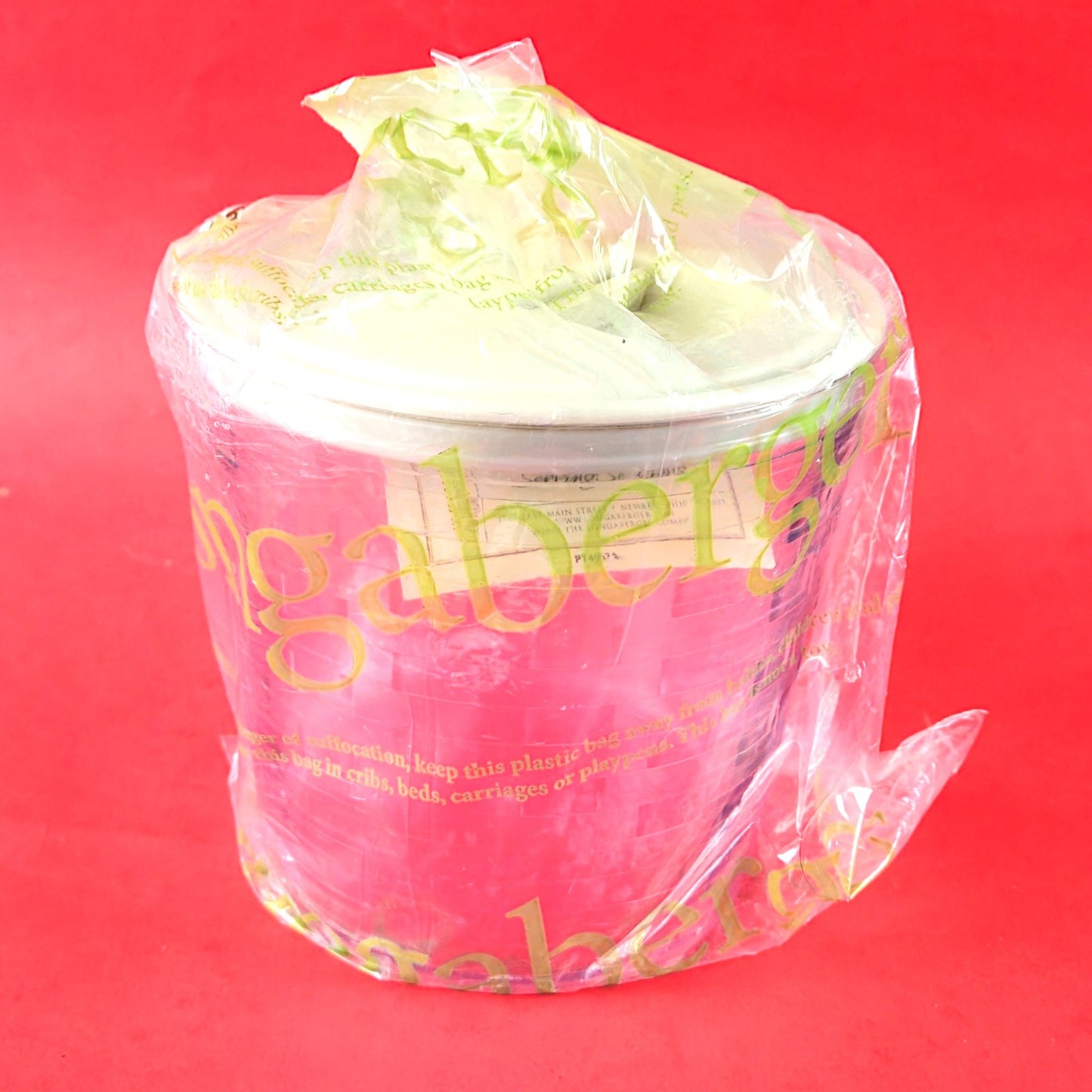 LONGABERGER MEDIUM CANISTER PROTECTOR SET  #40399   NEW   JG0