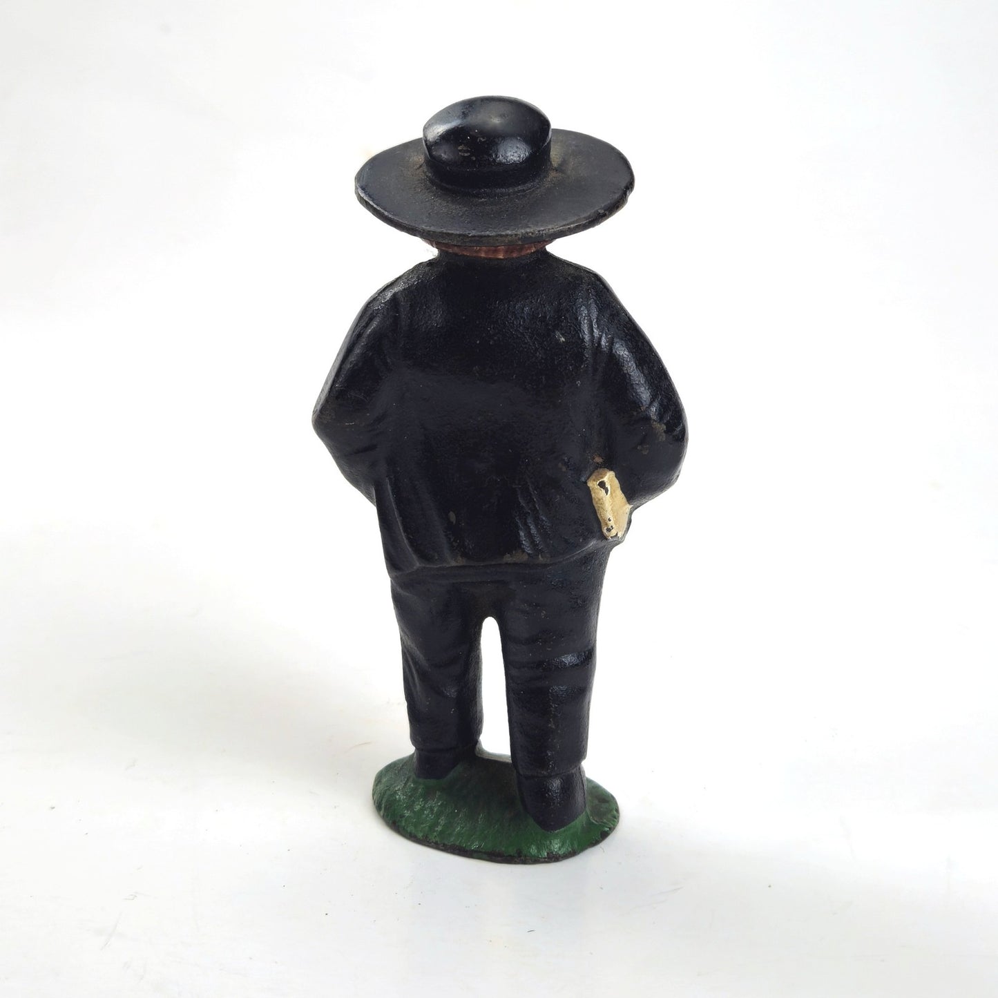 VINTAGE CAST IRON AMISH MAN FIGURINE3