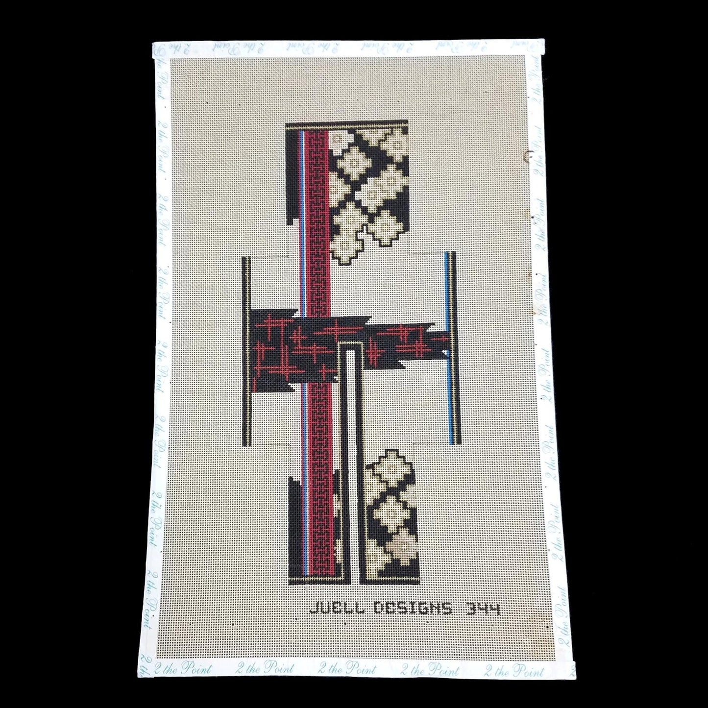 JUELL DESIGNS HP NEEDLEPOINT CANVAS:  ORIENTAL ASIAN THEME KIMONO  BM1