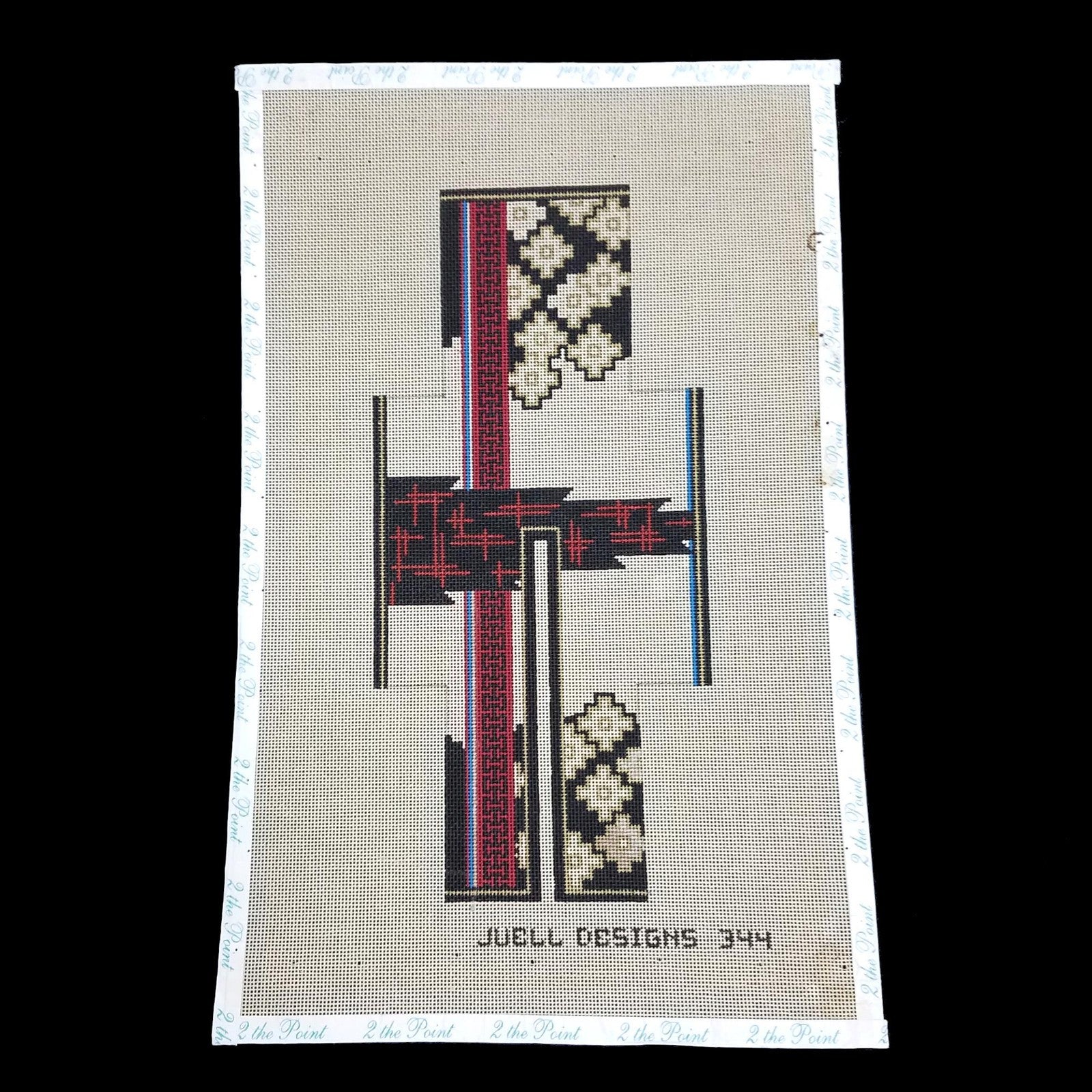 JUELL DESIGNS HP NEEDLEPOINT CANVAS:  ORIENTAL ASIAN THEME KIMONO  BM1