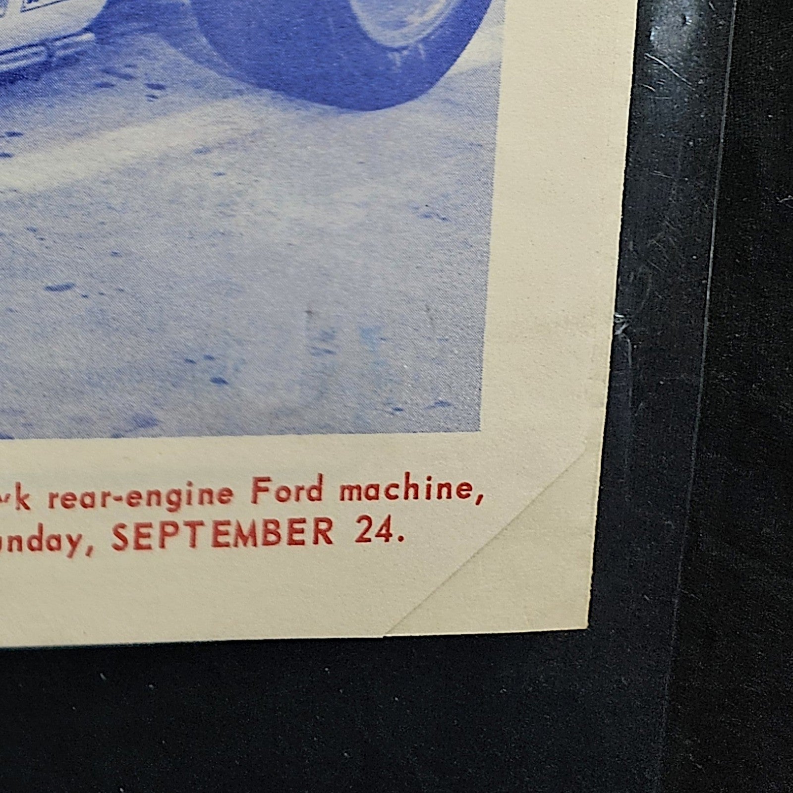 OOAK VINTAGE 1967 RACING NJ STATE FAIR FLYER:  FOYT, MARIO ANDRETTI    LF4