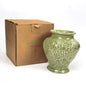 LONGABERGER POTTERY:  VINTAGE BLOSSOMS SAGE GREEN VASE0