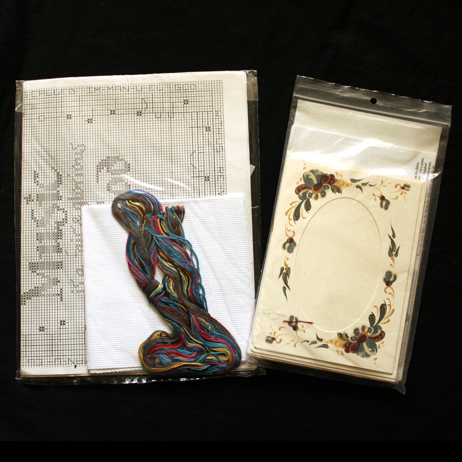 9 CROSS STITCH & 1 NP, EMBROIDERY KIT LOT:  CHRISTMAS, CELL PHONE CASE, BABY  BM4