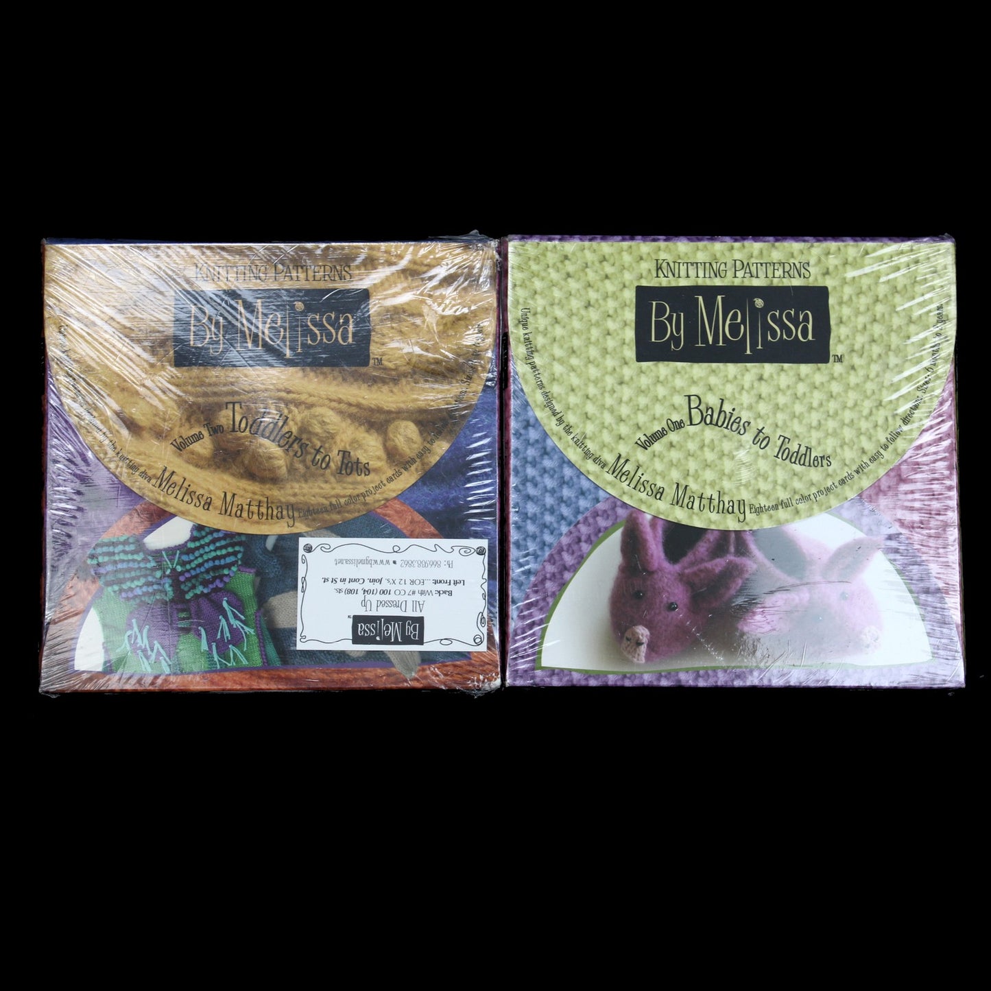 BABIES TO TODDLERS, TODDLERS TO TOTS KNITTING PATTERNS BY MELISSA MATTHAY0