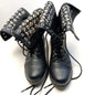 JACK SKELLINGTON NIGHTMARE BEFORE CHRISTMAS GOTH PUNK BOOTS WOMEN 6       LF0