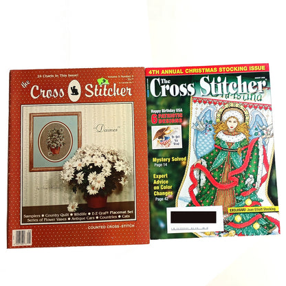 5 CROSS STITCH MAGAZINE LOT:  HOLIDAY, SEASONAL, SAMPLER   BM1