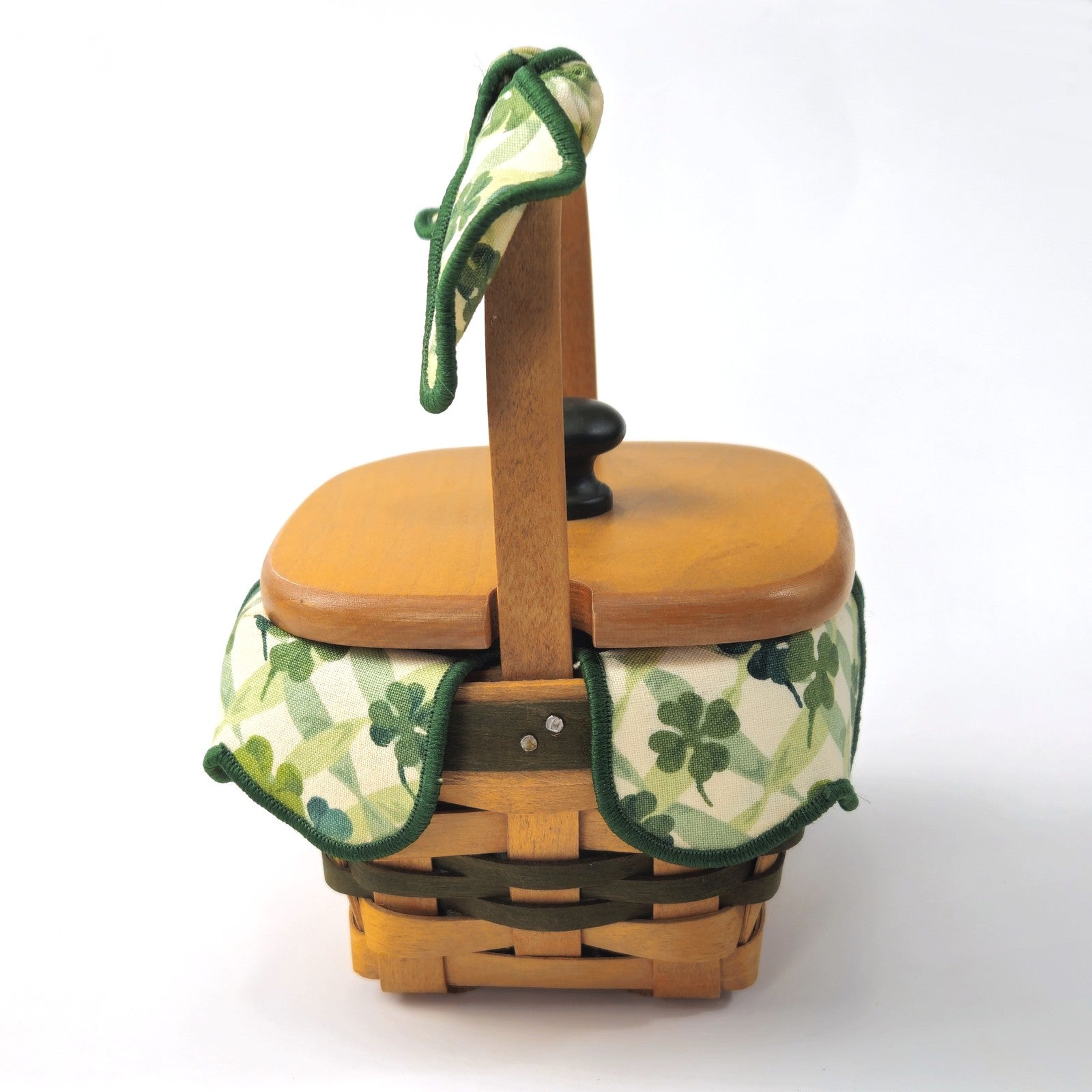 1999 LOTS OF LUCK BASKET SET:  SHAMROCK ST. PATRICK'S GIFT4