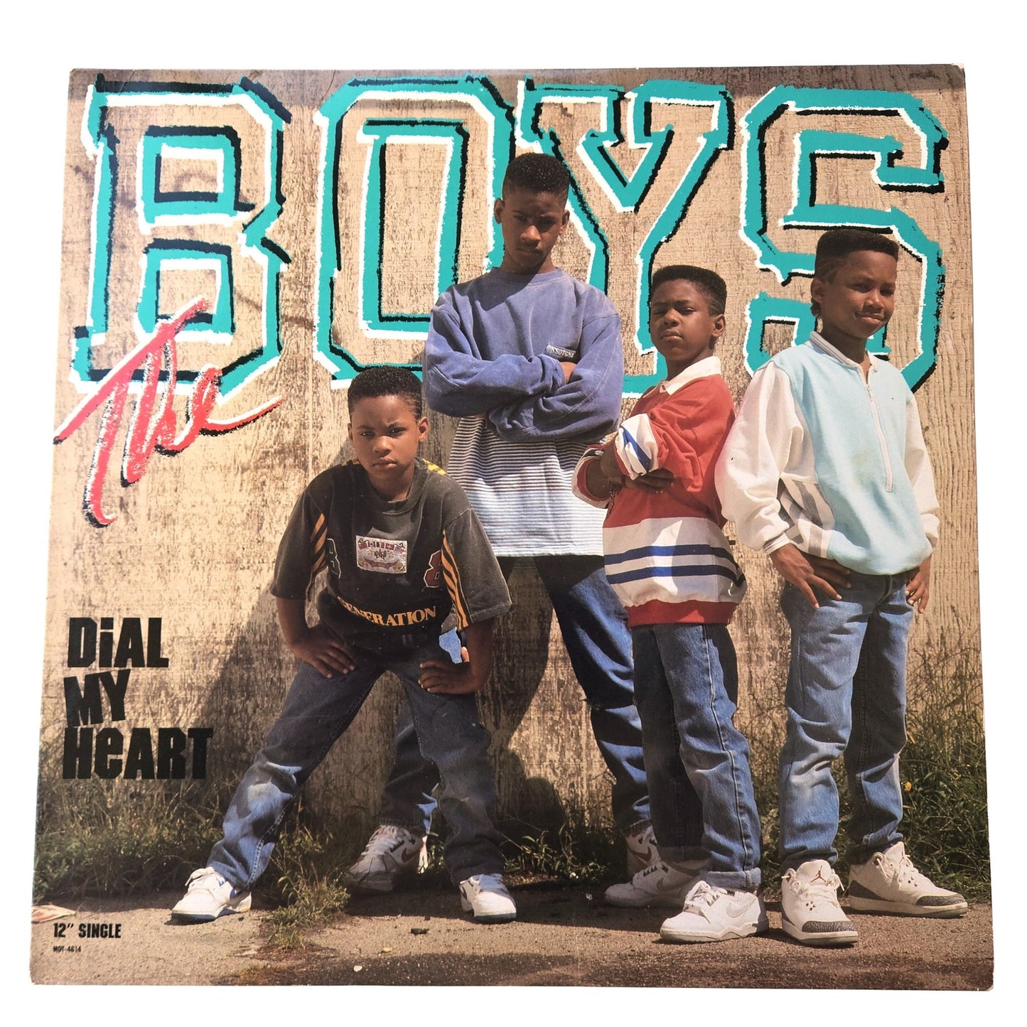 1988 THE BOYS DIAL MY HEART ALBUM VINYL LP RECORD     LF0