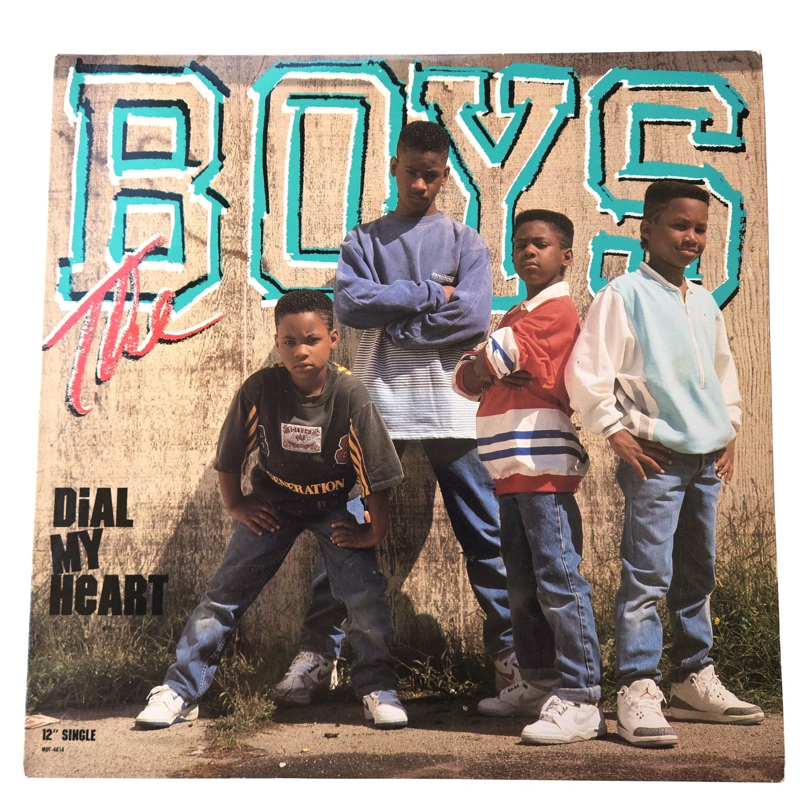 1988 THE BOYS DIAL MY HEART ALBUM VINYL LP RECORD     LF0