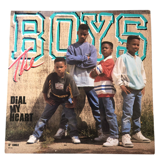 1988 THE BOYS DIAL MY HEART ALBUM VINYL LP RECORD     LF0