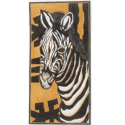 NEEDLEPOINT CANVAS DIST BY JULIA'S NEEDLEWORKS:  ZEBRA   BM0