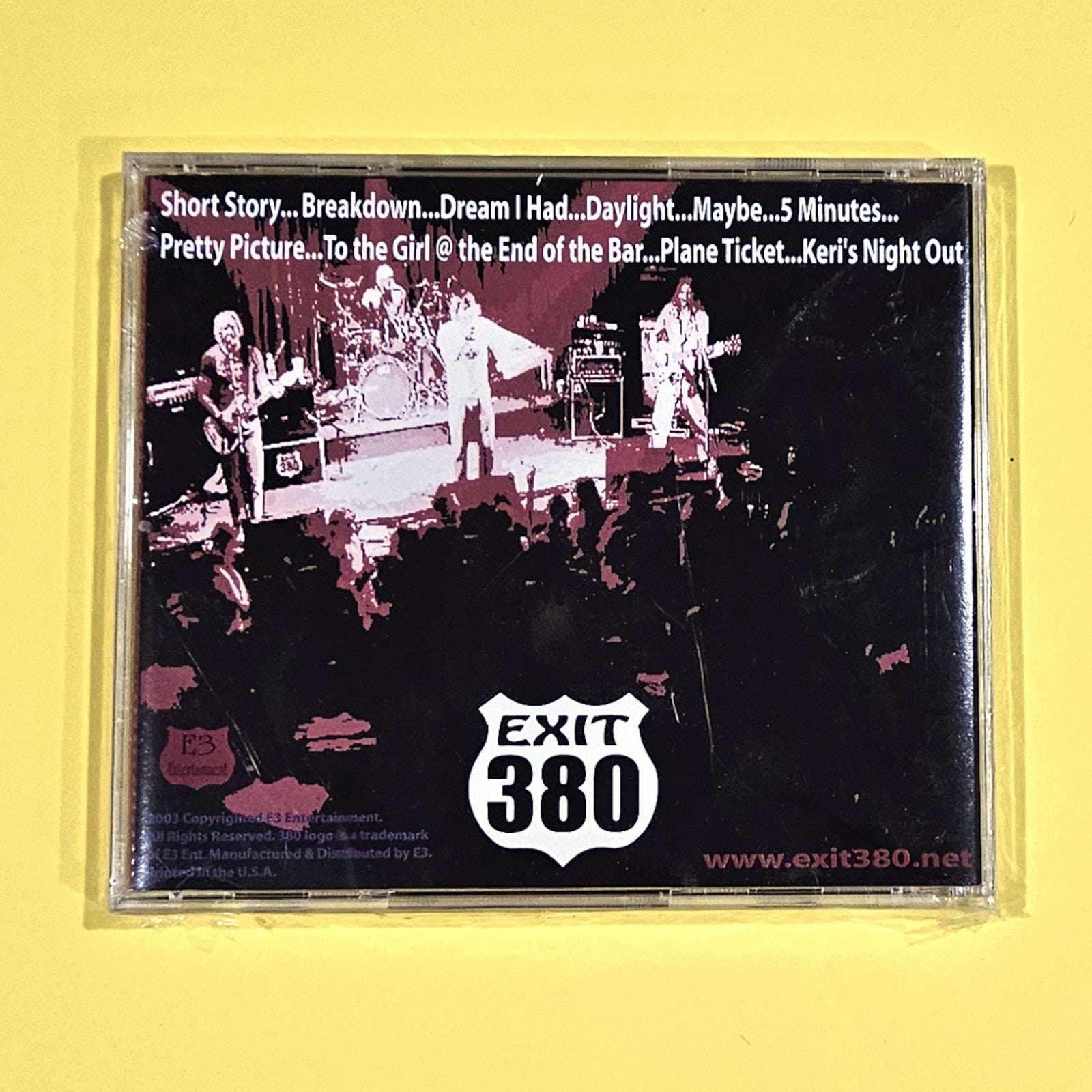 2003 SHORT STORY BY EXIT 380  AUDIO   CD   NEW STOCKING STUFFER   LF1