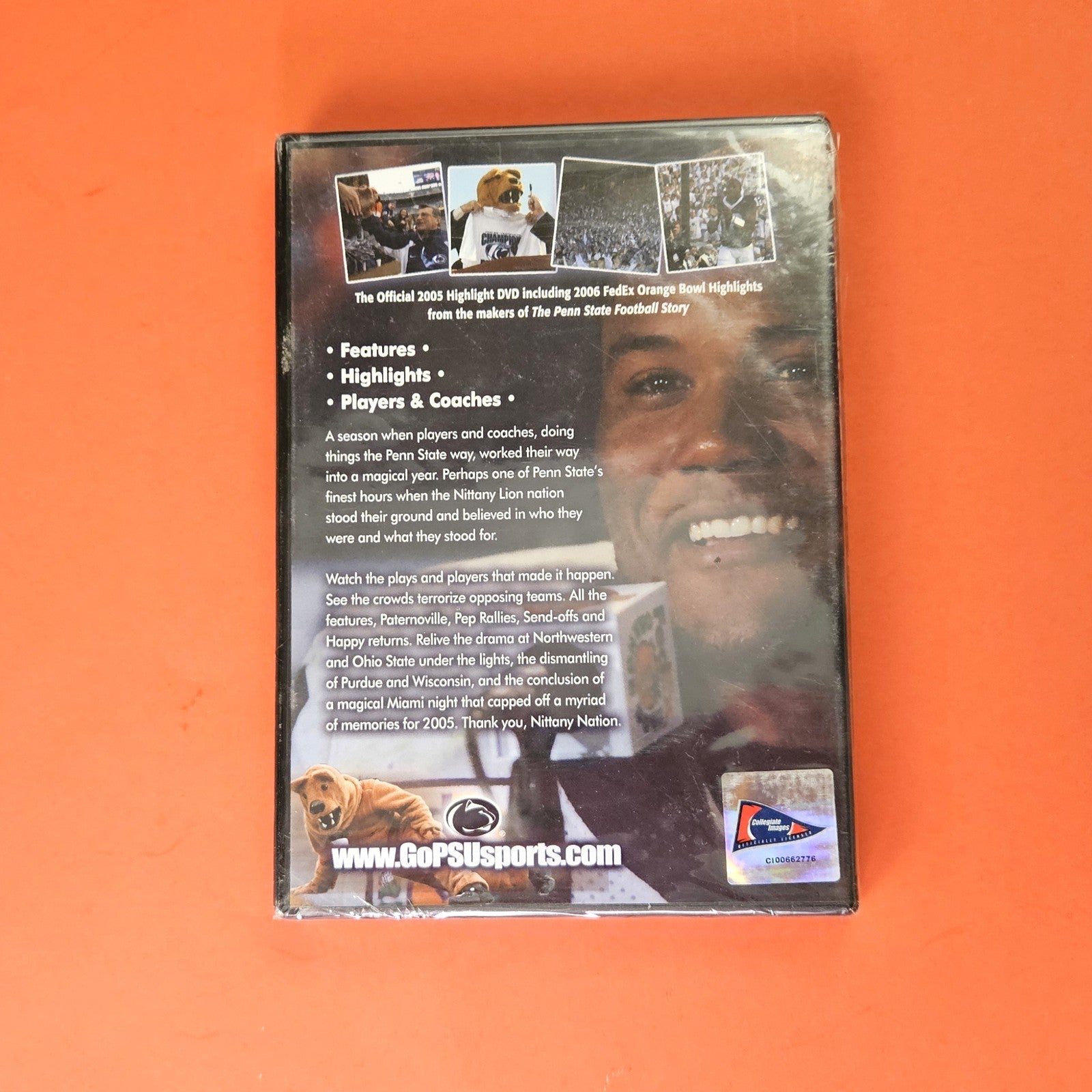 WE ARE BACK!  PENN STATE FOOTBALL 2005 HIGHLIGHTS DVD     KD1