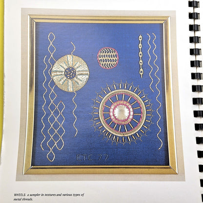 INTRO TO SILK & METAL THREAD EMBROIDERY BOOKLET BY ELSA T. COSE SIGNED     BM4