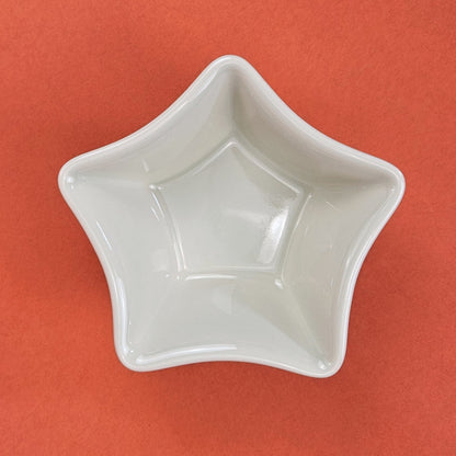 LONGABERGER POTTERY:  WOVEN TRADITIONS BLUE SMALL STAR DISH  NIB2