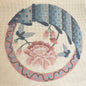 TERISU AUSTIN DESIGNS HP NEEDLEPOINT CANVAS:  BUTTERFLY SPRING SEAT CUSHION  BM0
