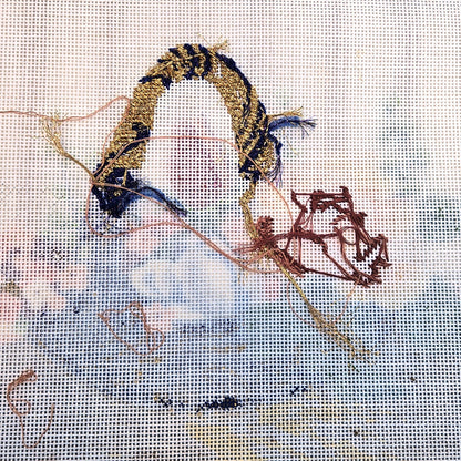 UNIQUE SOPHIA NEEDLEPOINT CANVAS:  FLORAL BASKET      BM3