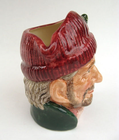 ROYAL DOULTON CHARACTER SMALL JUG: LUMBERJACK D6613  NO BOX   KM1